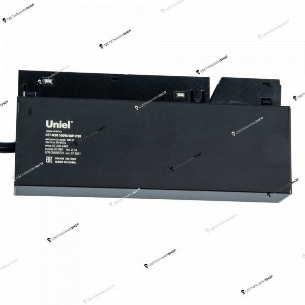Подвод питания для магнитного шинопровода Uniel(UET) UET-M50 100W-48V