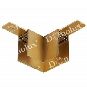 Соединитель для магнитной шины Donolux(Bronze_magnet) L corner DLM/Black Bronze