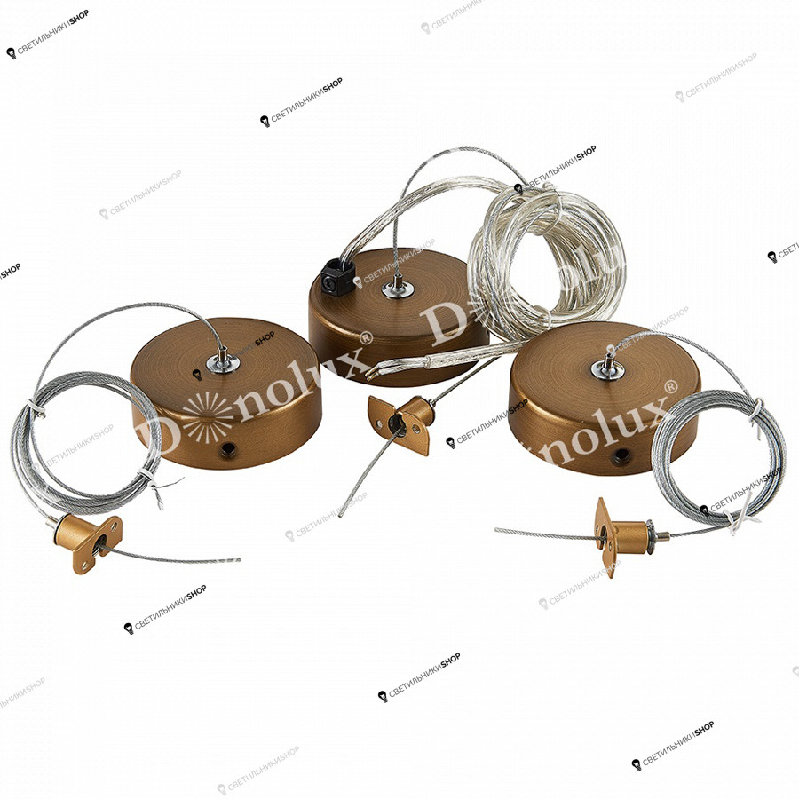 Подвесной комплект для магнитной шины Donolux(Circle magnet) Suspension kit DLM900RBlack Bronze