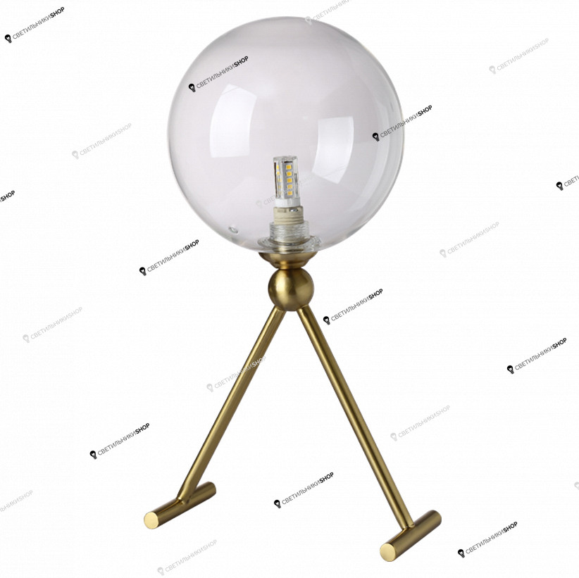 Настольная лампа Crystal lux ANDRES LG1 BRONZE/TRANSPARENTE