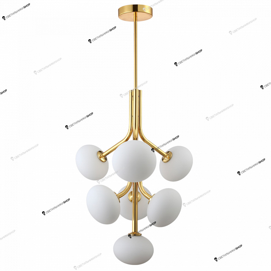Люстра Crystal lux ALICIA SP7 GOLD/WHITE
