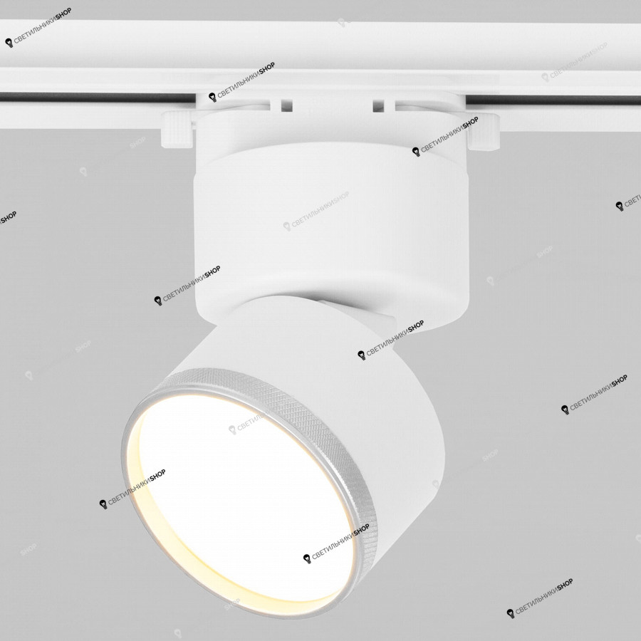 Светильник для однофазного шинопровода Elektrostandard(Impact) Impact белый матовый/серебро 10W 4200К (85514/01) однофазный