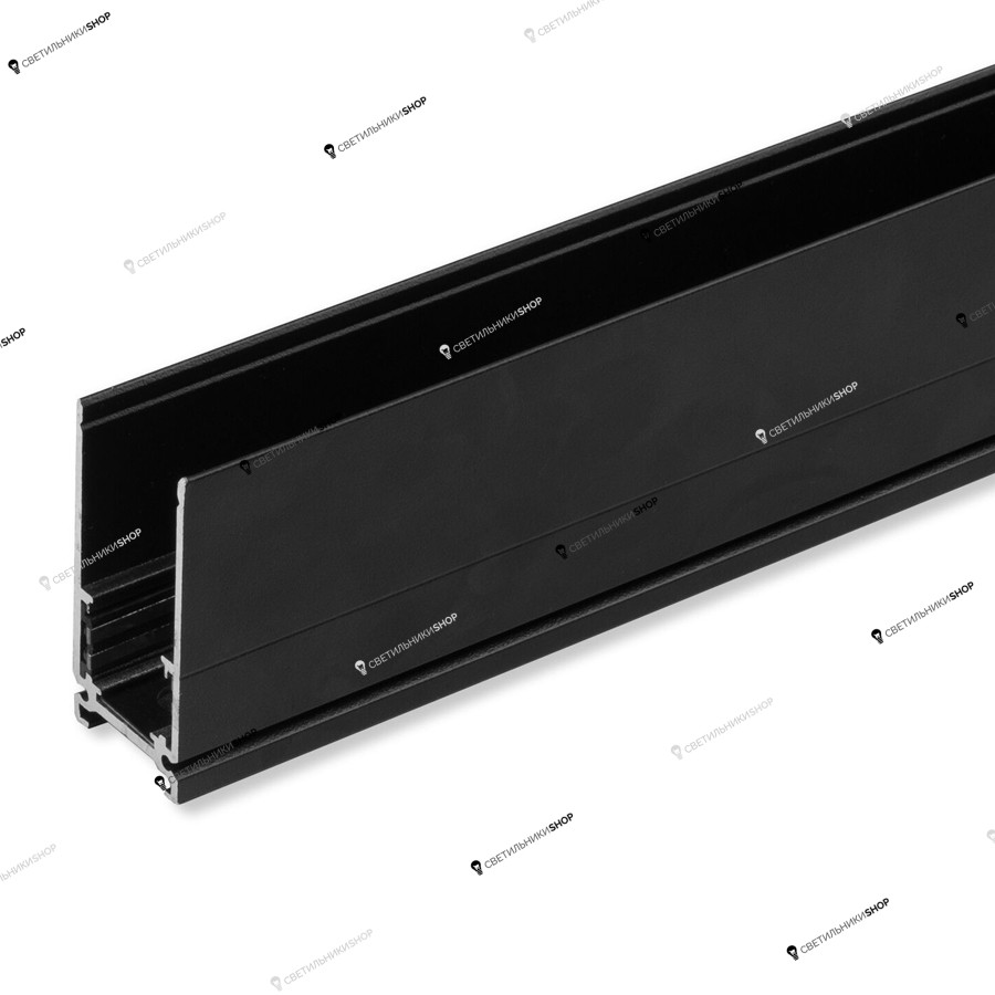 Магинтный шинопровод Elektrostandard(Slim Magnetic) Slim Magnetic Шинопровод накладной (черный) (3 м) 85127/00