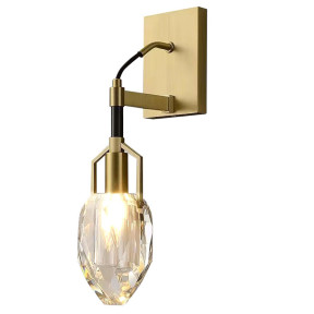 Бра Delight Collection(Wall lamp) 8960-1W brass/clear