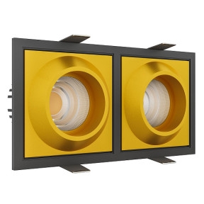 Точечный светильник LEDRON GIZA SQ2 Black-Gold