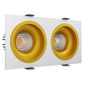 Точечный светильник LEDRON LEVEL SQ2 TRIAC White-Gold