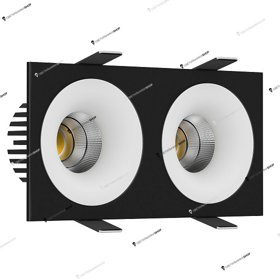 Точечный светильник LEDRON LOFT SQ2 Black-White