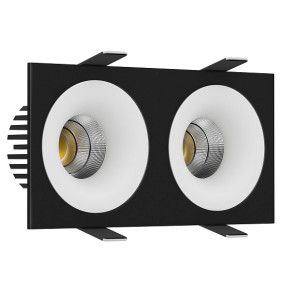 Точечный светильник LEDRON LOFT SQ2 TRIAC Black-White