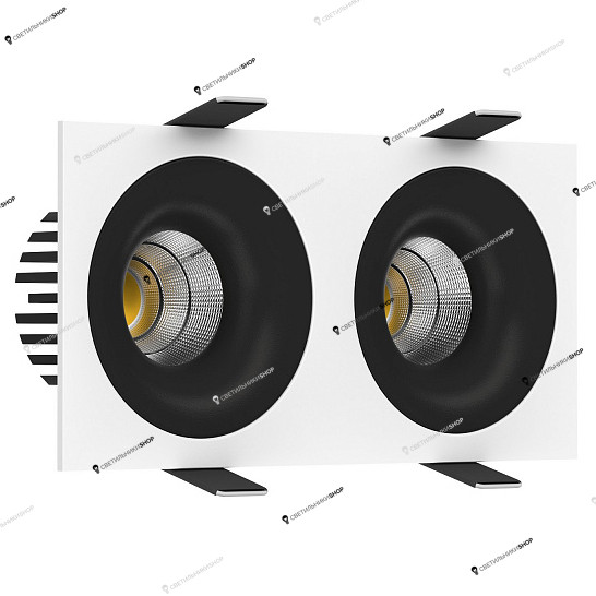 Точечный светильник LEDRON LOFT SQ2 White-Black