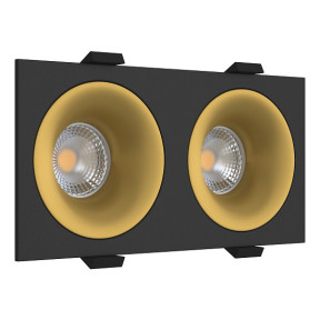 Точечный светильник LEDRON MJ1003 SQ2 Black-Gold