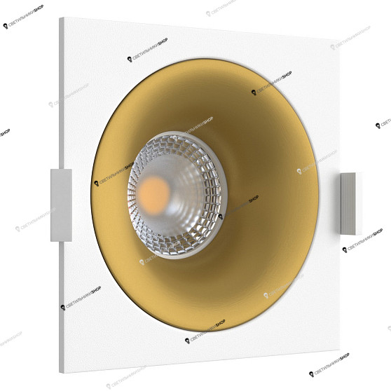 Точечный светильник LEDRON MJ1003 SQ White-Gold