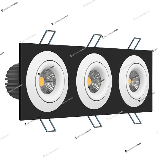 Точечный светильник LEDRON LH07SB-R SQ3 Black-White