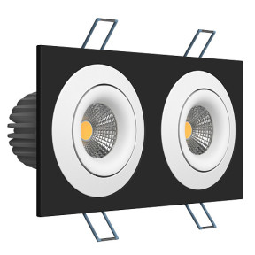 Точечный светильник LEDRON LH07SB-R SQ2 Black-White