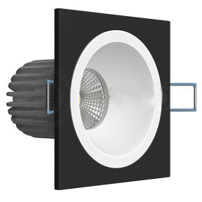 Точечный светильник LEDRON LH07H-R SQ Black-White 3000K TRIAC