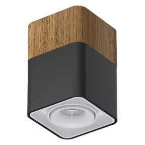 Точечный светильник LEDRON TUBING Wooden 60 Black-White
