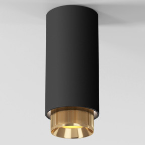 Точечный светильник Elektrostandard(Nubis) 25012/01 GU10 чёрный/золото