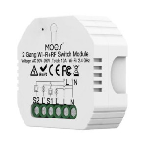 WiFi реле выключатель одноканальный Aployt(Magnetic track 220) APL.0195.00.01/MS-104