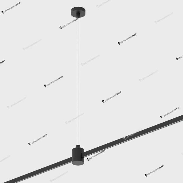 Крепежный элемент для магнитной системы Elektrostandard Esthetic Magnetic Набор для подвеса с коннектором 85157/00 Esthetic Magnetic